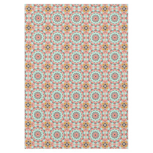 Abstract mandala round seamless pattern kaleidosco tablecloth