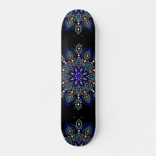 Abstract Mandala Street Art Skateboard