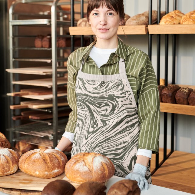 Abstract Marble Apron (Creator Uploaded)