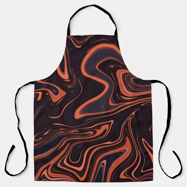 Abstract Marble: Artistic Texture Background Apron (Front)