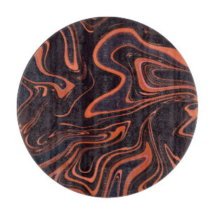 Abstract Marble: Artistic Texture Background Cutting Board