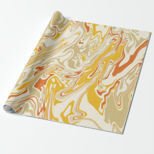 Abstract Marble Boho Wrapping Paper Sheets