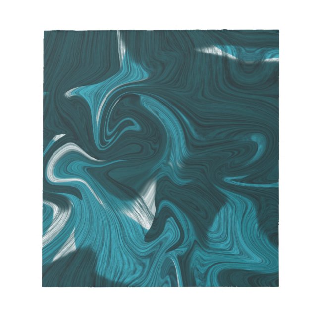 Abstract Marble illustration Blue    Notepad (Front)