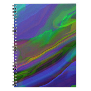Abstract Marble illustration Colorful Cute Notebook