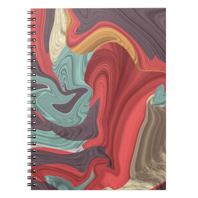 Abstract Marble illustration Colorful      Notebook (Front)