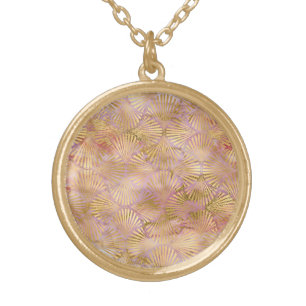 ABSTRACT MARBLE INSPIRED NECKLACE PENDANT