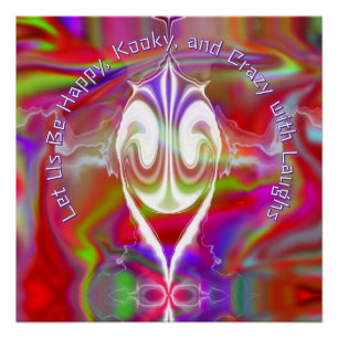 Abstract marble Liquified Colorful Glossy Poster