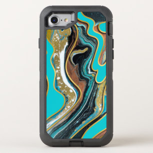 Abstract Marble OtterBox Defender iPhone SE/8/7 Case