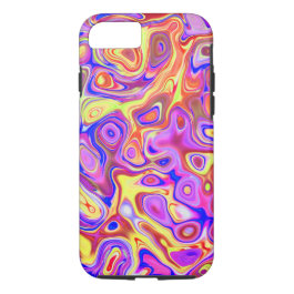 Abstract Marble Swirl Design Girly iPhone Case
