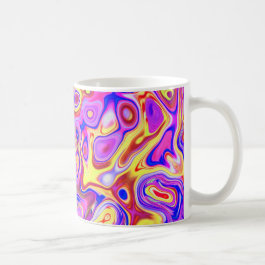 Abstract Marble Swirl Girly Coffe Mug