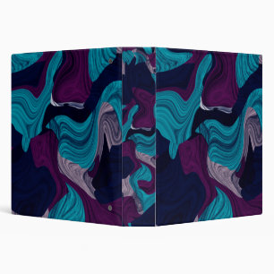 Abstract Marble Texture 3 Ring Binder