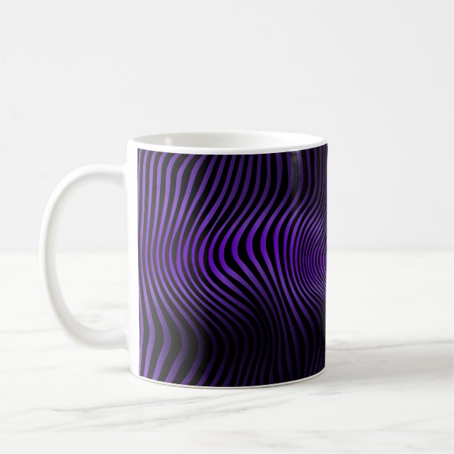 Abstract marble texture background with bright lin coffee mug (Left)