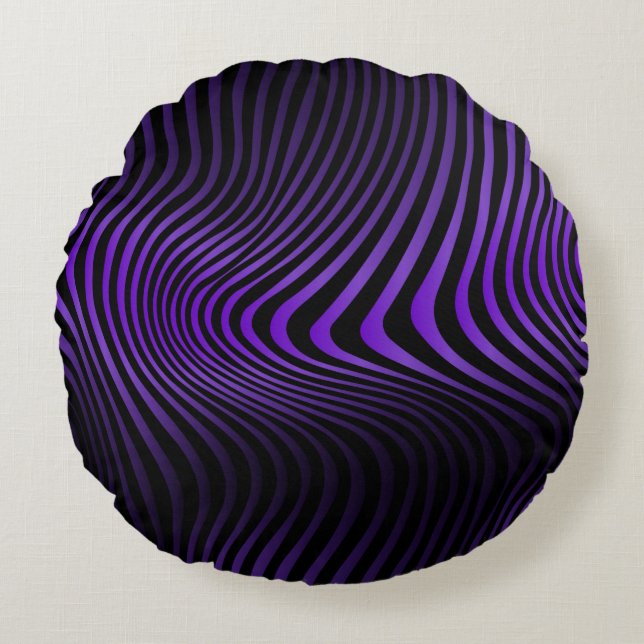 Abstract marble texture background with bright lin round pillow (Front)