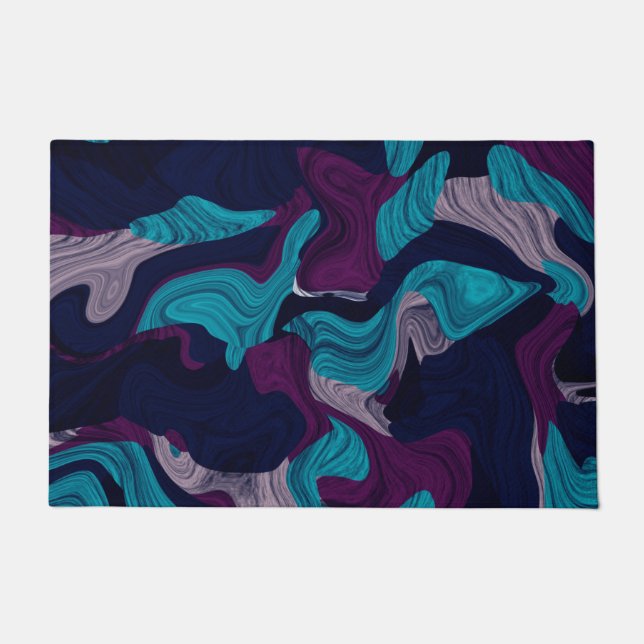 Abstract Marble Texture   Doormat (Front)