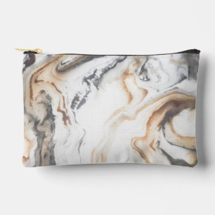 Abstract Marble Texture Nature Accessory Pouch