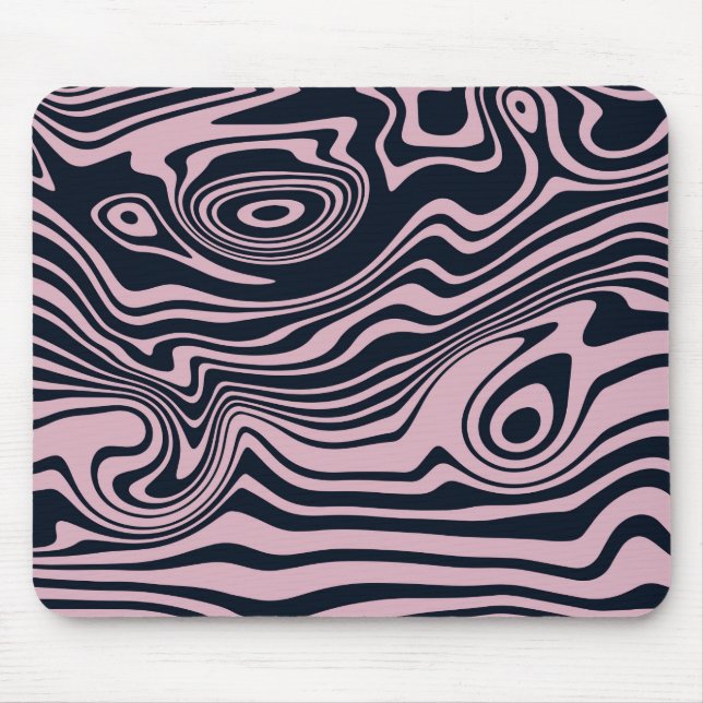 Abstract Marble Waves Artwork | Mouse Pad (Front)