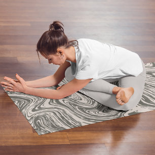 abstract marble yoga mat