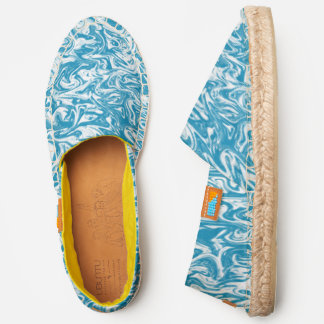 Abstract Marbleized Swirl Espadrilles