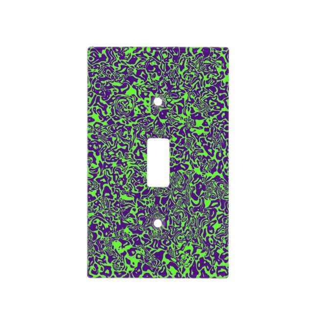 Abstract Marbleized Swirl Light Switch Cover (Front)