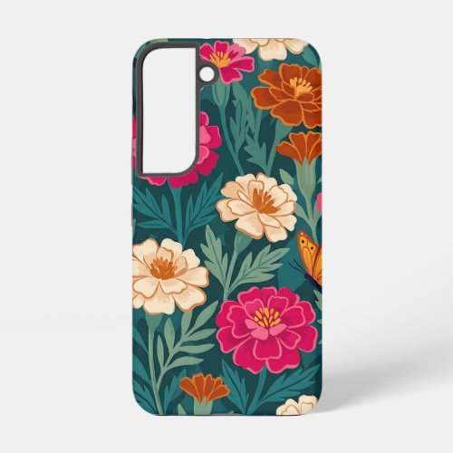 Abstract Marigolds Illustration Samsung Cases