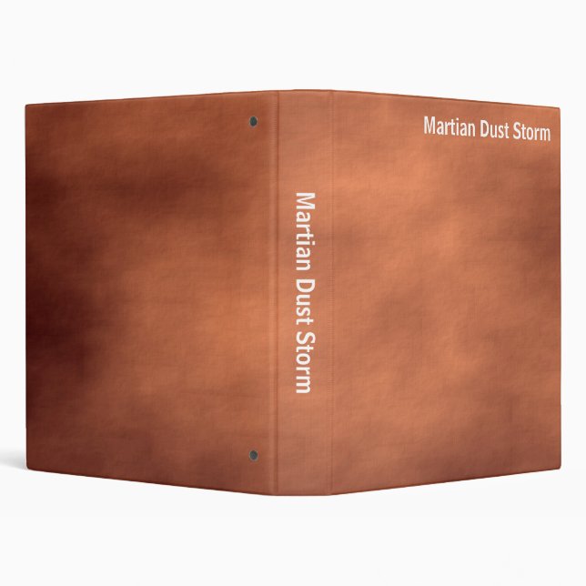 Abstract - Martian Dust Storm 3 Ring Binder (Background)