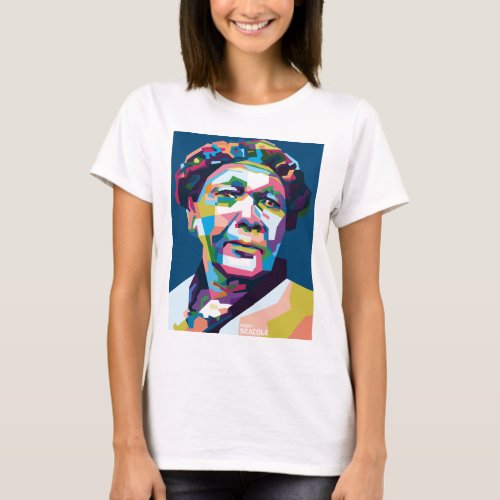 Abstract Mary Seacole in WPAP T_Shirt