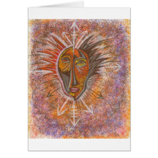 Abstract mask cards