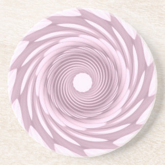 Abstract Mauve Whirl Coaster