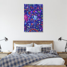 Abstract Maximalism: Ferris Wheel at Night