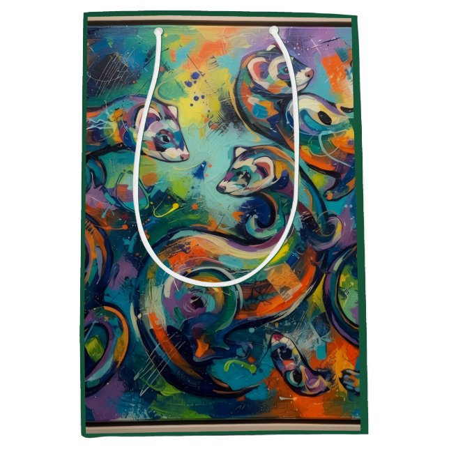 Abstract Medium Gift Bag (Front)