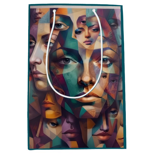 Abstract Medium Gift Bag (Front)