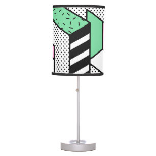 Abstract Memphis: 80s geometric shapes. Table Lamp