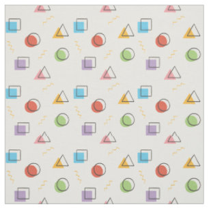 Abstract Memphis Pattern fabric
