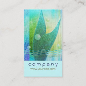 Abstract Mermaid Tail 3 Business Card by profilesincolor at Zazzle