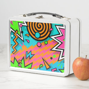 Abstract Metal Lunch Box