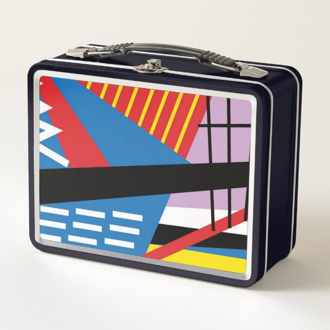 Abstract Metal Lunch Box (Front)