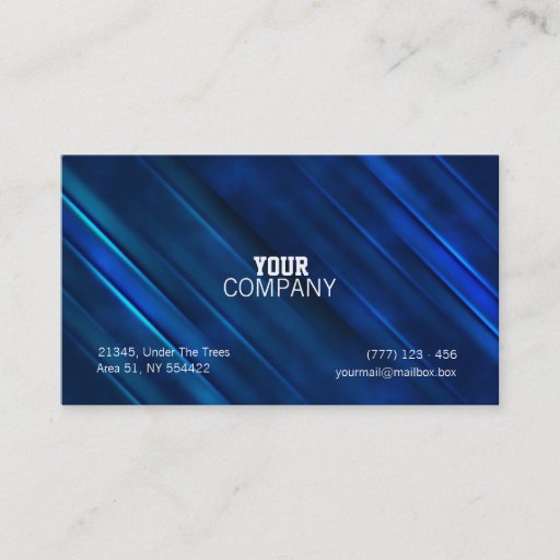 Customizable Abstract metalic business card