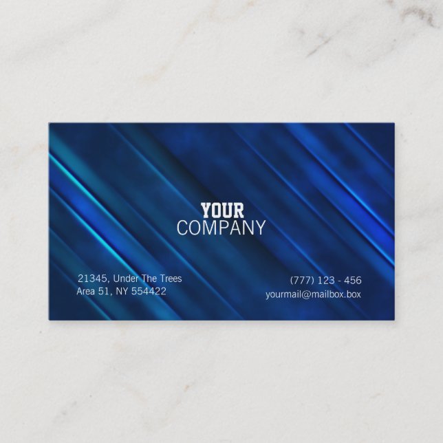 Abstract metalic business card (Front)