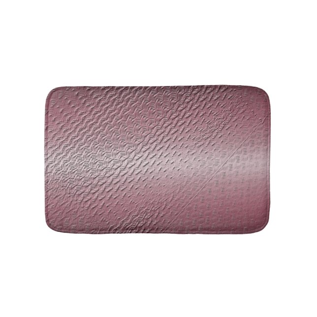 abstract metallic brushed surface. bathroom mat (Front)