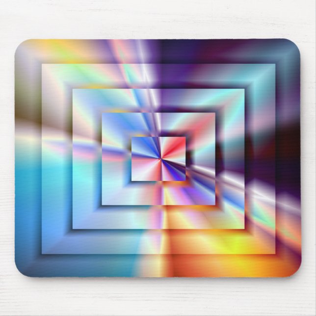 Abstract Metallic Mouse Pad (Front)