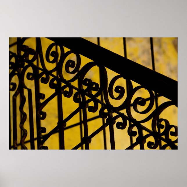 Abstract Metalwork Poster (Front)