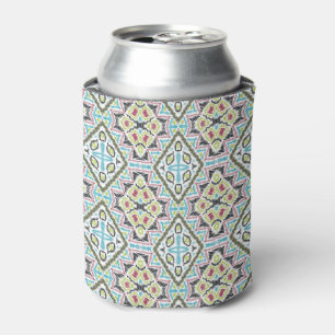 Abstract mexican tribal retro african ethno tradit can cooler