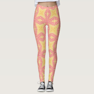 Abstract mexican tribal retro african ethno tradit leggings