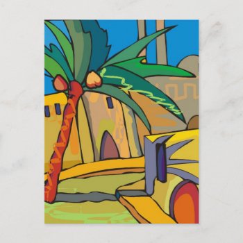 Abstract Mexico Town Postcard by forbes1954 at Zazzle
