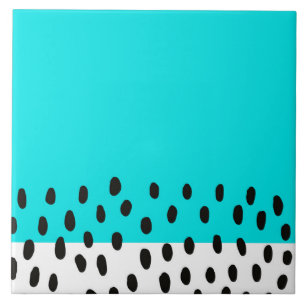 Abstract Mid Century Modern Art  Ceramic Tile