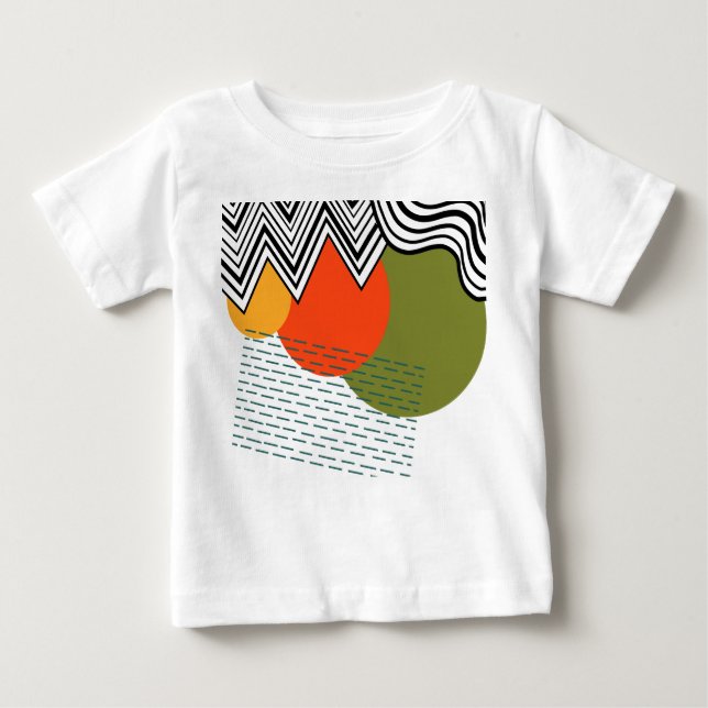 Abstract Mid-Century Modern  Baby T-Shirt (Front)