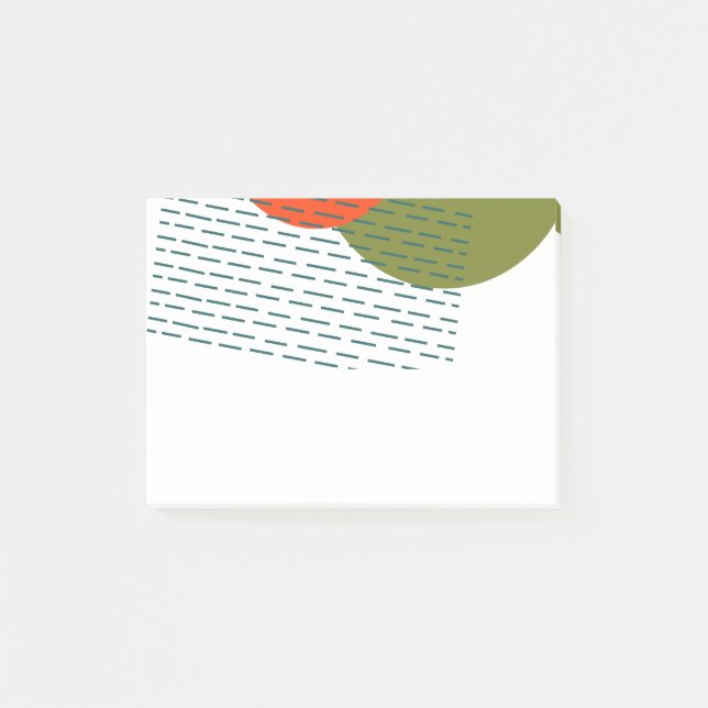 Abstract Mid-Century Modern  Post-it Notes (Front)