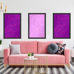 abstract mid century modern stroke   wall art sets