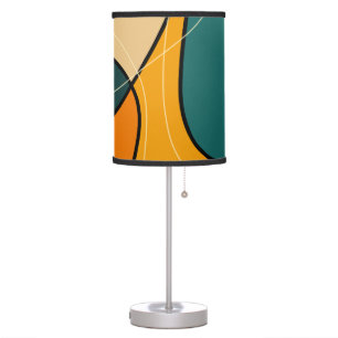 Abstract Mid Century Modern Table Lamp