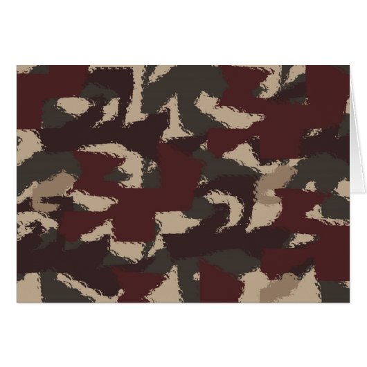 Abstract Military Camouflage Pattern (Front Horizontal)